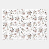 Papieren vellen van Floral- en botanische onmiddel (Voorkant)