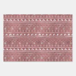 Papieren vellen van metallisch roos voor het oppak