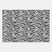 Papieren vellen verpakken — Zebraafdruk (Voorkant)