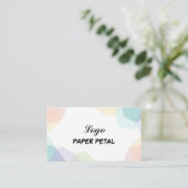 Papieren Visitekaartje (Staand voorkant)