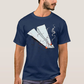 Papieren vliegdekvliegtuig — Master Origami T-shirt