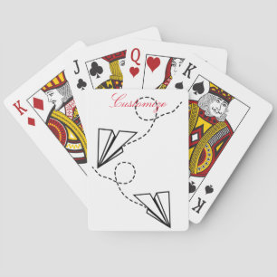 Papieren Vliegtuigen Vliegende Thunder_Cove Pokerkaarten