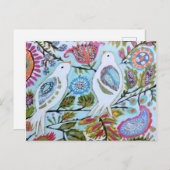 Papieren vogels I Briefkaart (Voorkant / Achterkant)