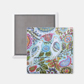 Papieren vogels I Magneet (Voorkant / Achterkant)