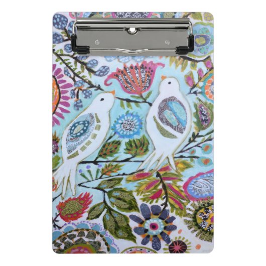 Papieren vogels I Mini Klembord (Voorkant)