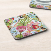 Papieren vogels II Bier Onderzetter (Linkerzijde)