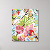 Papieren vogels II Canvas Afdruk (Voorkant)