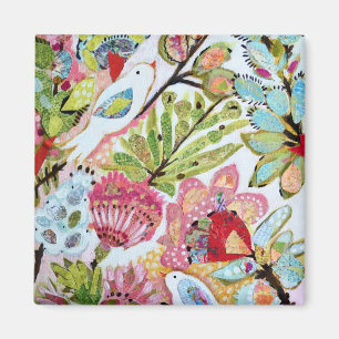 Papieren vogels II Magneet