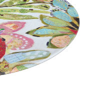 Papieren vogels II Snijplank (Hoek)