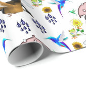 Papieren vogels ompakken cadeaupapier (Rol Hoek)