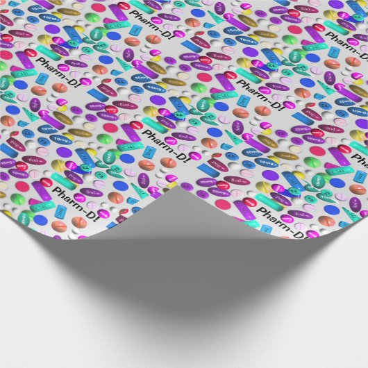 Papieren vullingen voor apothekers cadeaupapier (Hoek)