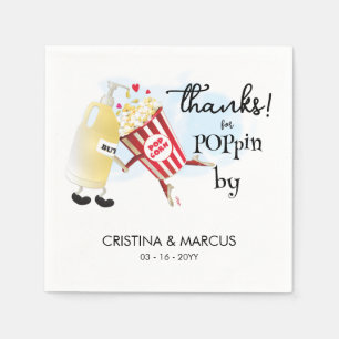 Papieren zakdoekjes voor popcorn Bedankt voor uw k Servet