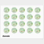 Papierfrühling Ostern Ronde Sticker (Vel)