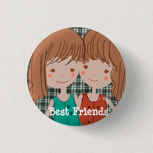 PapierFruit Best Friends Button (Voorkant)