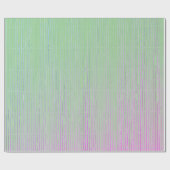 PapierGROENEN EN PINK FADED STRIPES Cadeaupapier (Vlak)