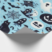 Papierhalloween verpakken cadeaupapier (Hoek)