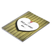 Papierhandgeschreven script, bijtend notitieboek (Linkerzijde)