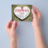 Papierhart - Valentijnsdag party brochure (Hand)
