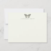 Papierkietenvlinderbloemkaart Notitiekaartje (Voorkant)