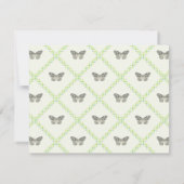 Papierkietenvlinderbloemkaart Notitiekaartje (Achterkant)