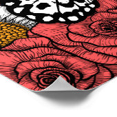 Papierkiettuin Poster (Hoek)