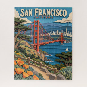 Papierknip San Francisco Golden Gate Puzzel