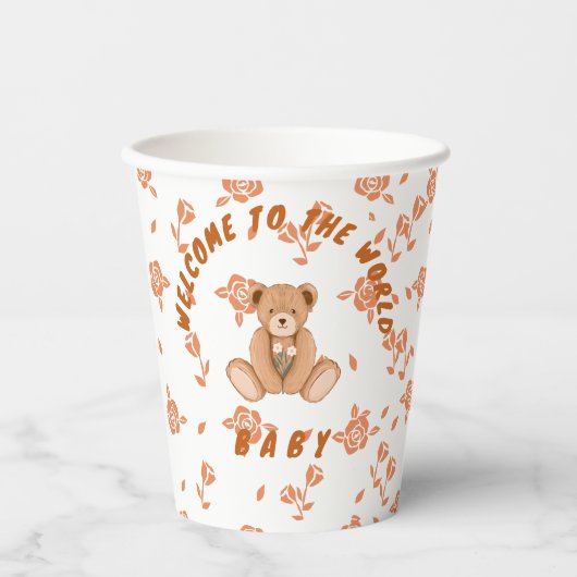 Papierkop Papieren Bekers (Voorkant)