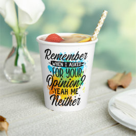 Papierkop Papieren Bekers