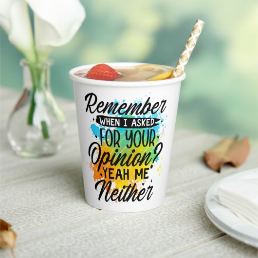 Papierkop Papieren Bekers (Insitu)