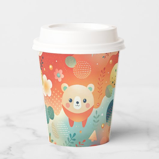 Papierkop Papieren Bekers (Voorkant)