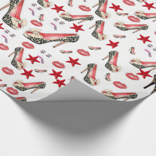 Papierlipstick ompakken cadeaupapier