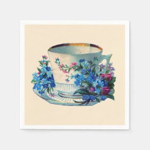 PAPIERNAPKIN :  TEACUP SERVET