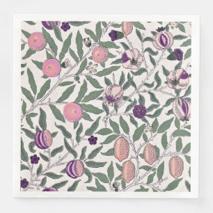 PAPIERNAPKIN : WILLIAM MORRIS : POMEGRANATEN SERVET