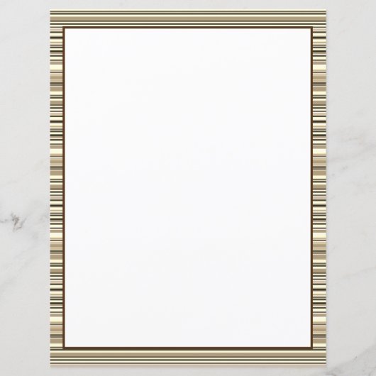 Papierpapier in bruine strepen (Voorkant)