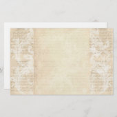 Papierpapier , muziekblad Blush Briefpapier (Voorkant / Achterkant)