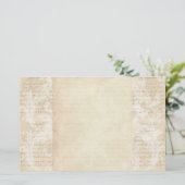 Papierpapier , muziekblad Blush Briefpapier (Staand voorkant)