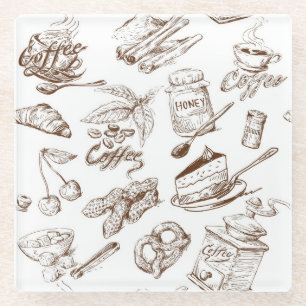 Papierpatroon Glazen Onderzetter