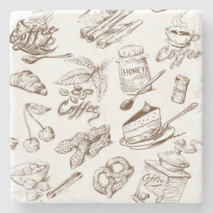 Papierpatroon Stenen Onderzetter