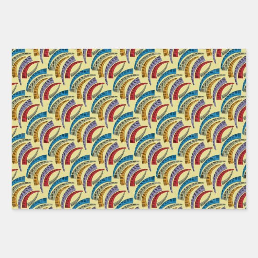 Papierplaat voor onmiddellijke verpakking van 3 ve inpakpapier vel (Voorkant 2)