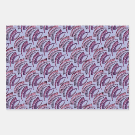 Papierplaat voor onmiddellijke verpakking van 3 ve inpakpapier vel (Voorkant)