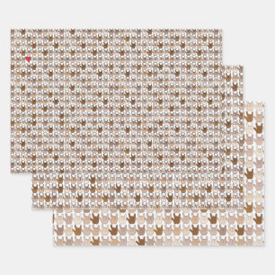 Papierplaat voor onmiddellijke verpakking van 3 ve inpakpapier vel