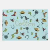 Papierplaat voor onmiddellijke verpakking van 3 ve inpakpapier vel (Voorkant)