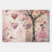 Papierplaat voor onmiddellijke verpakking van 3 ve inpakpapier vel (Voorkant 2)