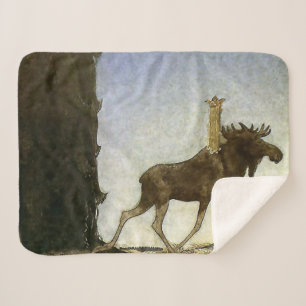 Papierplaat voor onmiddellijke verpakking van 3 ve sherpa deken