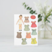  papierpop briefkaart (Staand voorkant)