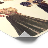  papierpoppen, 2 van 2, crème achtergrond poster (Hoek)