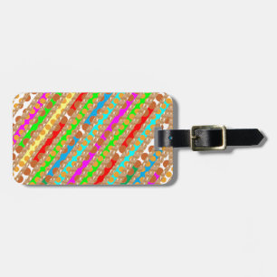 Papierpunch strips PATCH ART door Navin Joshi Bagagelabel