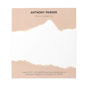 Papierranden Notitieblok