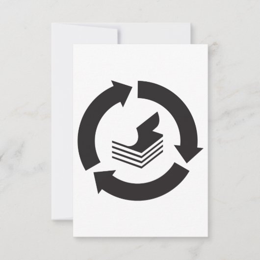 Papierrecycling Kaart (Voorkant)