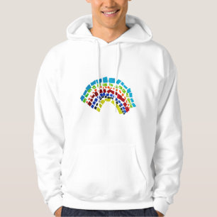 Papierregenboog Hoodie